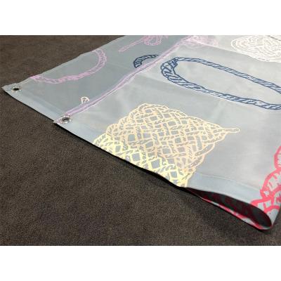 China Advertising And Promotion Custom Digital Printing Hanging Advertising Polyester Decoration Fabric Banner Printing for sale