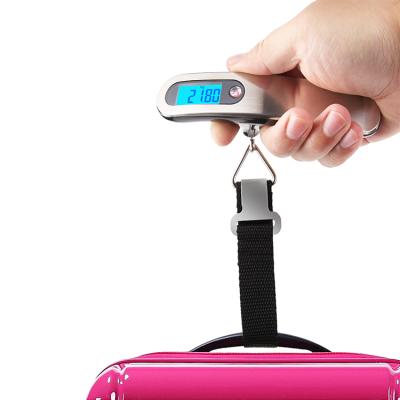 China Weighing Weight Manufacturer 50kg Portable Fish Hook Luggage Weight Hanging Electronic Digital Weighing Scale for sale