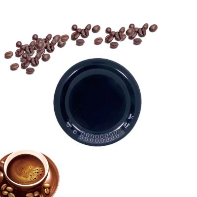 China WITH COVER 2Kg 0.1g Private Label Acrylic Digital Electronic Coffee Kitchen Timer Touch Screen Platform Scale for sale