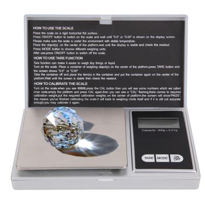 China ABS+Stainless Steel Best Selling Electronic Scale 0.01g Household Baking Scale Stainless Steel Electronic Jewelry Baking Scale for sale