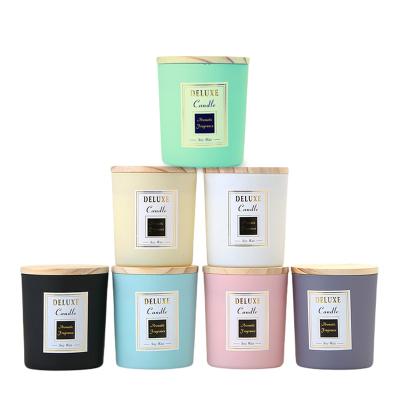 China Home Decoration Luxury Bar Candle Jars Glass Candle Jar Candle Jar With Box for sale