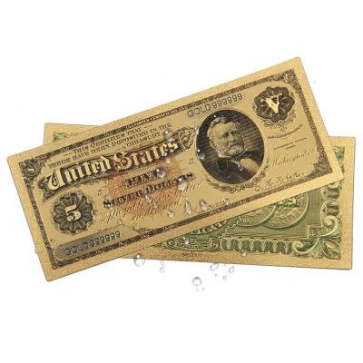 China Europe Decorative Cheapest Antique Props Durable Souvenir Prop Silver United States Dollar Banknotes for sale