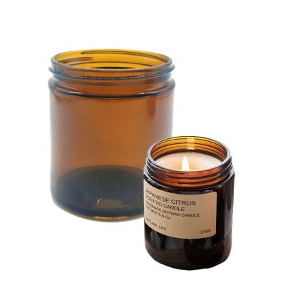 China Home Decoration Diy Heat Resistant Glass Set Jars And Boxes Private Label Black With Decorative Box Candle Jar for sale