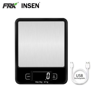 China Chinese Cheap Manual USB Touch Load Kitchen Electronic Food Mechanical Scale 3Kg 5Kg for sale