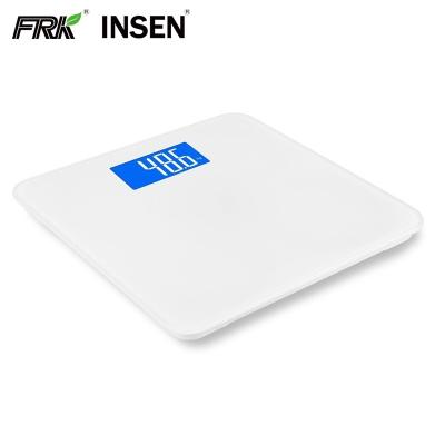 China Low Battery / Over Load Indication Plastic Home Shell Digital Diagnostic 180 Kg 396Lb White Bathroom Scale for sale