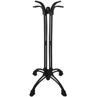 China Restaurant Hotel Table Furniture Metal Brush Stable Dining Table Leg Black Metal Cheap Leg for sale