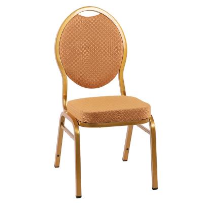 China High quality wholesale hotel furniture stackable aluminum banquet chair for wedding for sale