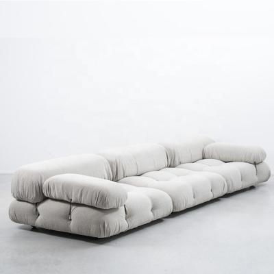 China Modern Luxury Velvet Fabric Sofa Upholstered Luxury Furniture Sofa Sets for sale