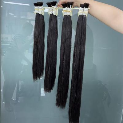 China Wholesale Hair Vendors Bulk Straight Hair Virgin Bundles Curly Double Drawn Hair Indian Body Wave Straight for sale