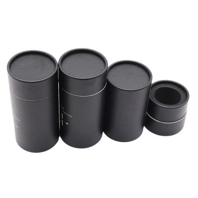 China OEM Biodegradable Gift Perfume Round Box Paper Tube With EVA Inner Holder for sale