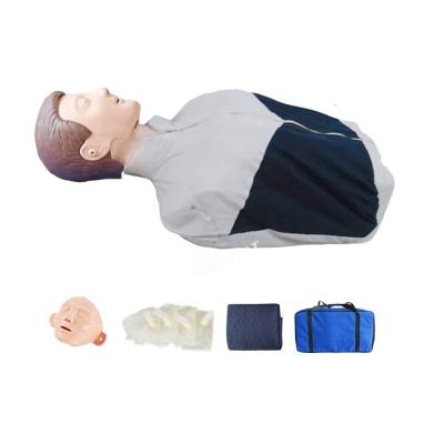 China Cardiopulmonary Resuscitation Practice Dummy Half Body Model for First Aid Training for sale