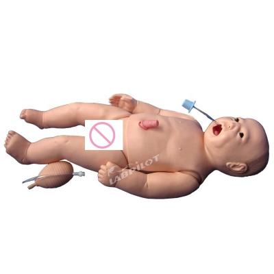 China Newborn Baby Umbilical Nursing Venipuncture Intubation and CPR Training with Manikin for sale