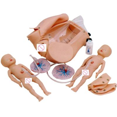 China Pregnant Woman Manikin Baby Doll Midwifery Childbirth Training Model with Advanced PVC for sale