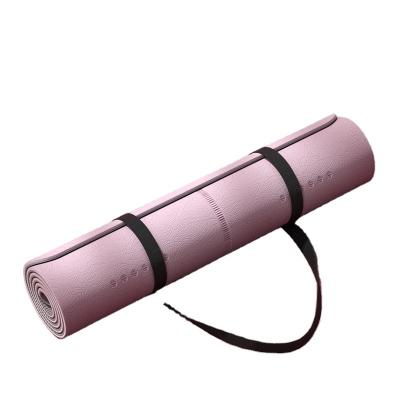 China Wholesale Soft Gym Equipment Custom Logo Natural Eco Friendly Tpe Printing Yoga Mat for sale