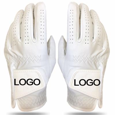 China Most Popular OEM Microfiber Custom Junior Anti Slip Anti Slip For Men Golf Gloves White Washable for sale