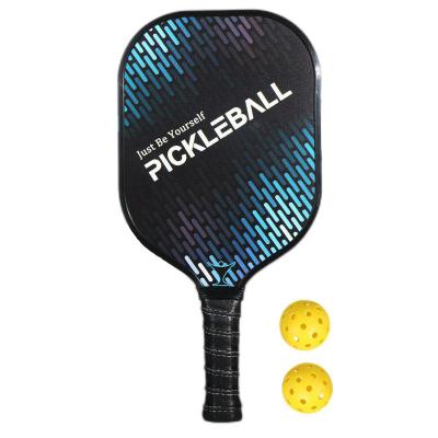 China Best Carbon Outdoor Sports Raw Fiber Graphite Durable Edge Band Beginners Forming Pickleball Paddle Sets for sale