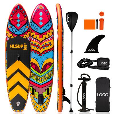 China Portable Fun Unisex Water Best Sublimation Solid Rack Up Paddle Board Custom Design LOGO for sale