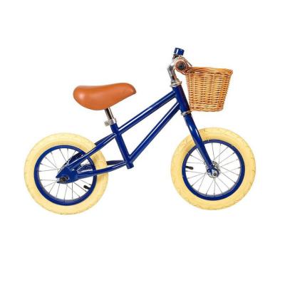 China Newest wheel balance bike 2022 hot sale stainless steel frame and wheel kids sport balance bikes with basket for sale