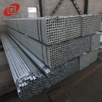 China Chemical Fertilizer Pipe 40x40 Galvanized Steel Pipe Flange Square Hot Dip Galvanized Steel Pipe for sale