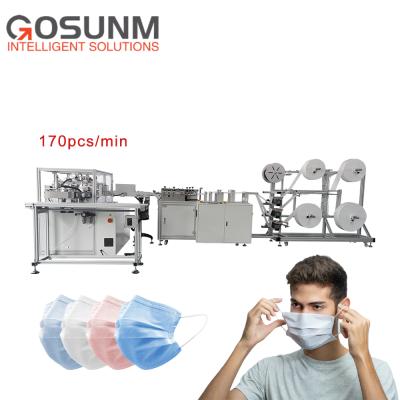 China Cultivate 2021 New Design 3Ply Flat Disposable Dust Face Mask Surgical Medical Machine Full Automatic PM2.5 for sale