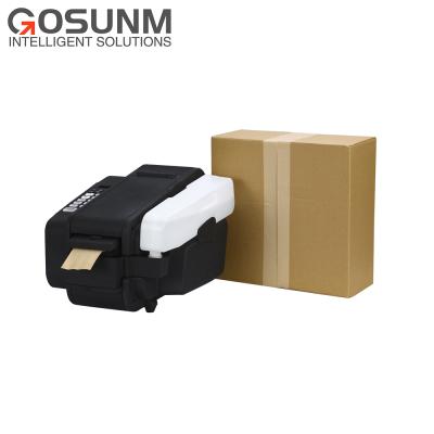 China GOSUNM 20-80mm Width Low Noise Water Wrapping Paper Machine Electronic Wet Seal Paper Tape Dispenser for sale