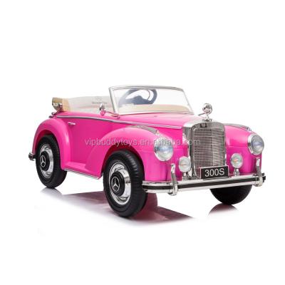 China Ride On Toy VIPBUDDY Licensed Mercedes Benz 300S Kids Ride On Electric Car Pink Kids Toys for sale