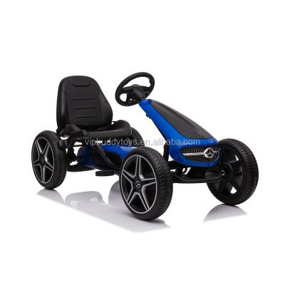 China Ride On Toy New Licensed Mercedes Benz Go Kart Ride On Toy Car Or Go Carts Pedal Kids Cart Electric Mini Cart for sale