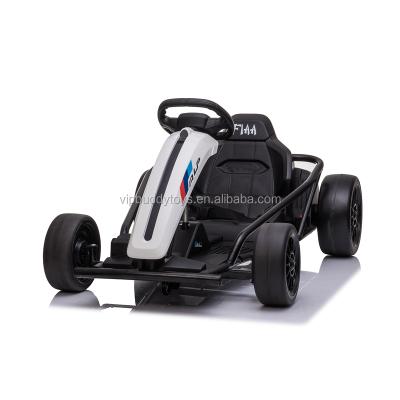 China Newest Hot Ride On Toy VIPBUDDY 24V Battery Two Drive Motors Drift Ride On Car Toy Electric Go Kart For 8-12 Years Old Kids for sale