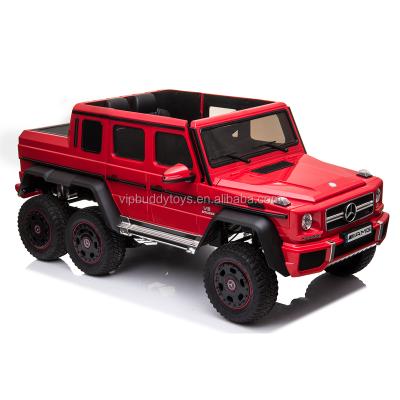 China Ride On Toy VIPBUDDY Licensed Mercedes Benz G63 AMG Six Wheel Ride On Big Electric 24v Car for sale