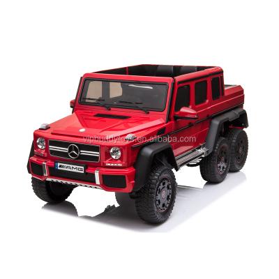 China Ride On Toy VIPBUDDY Licensed Mercedes Benz G63 AMG Six Wheel Ride On 24v Car 2 Battery Kids Cars 24 Volt Toys for sale