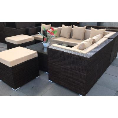 China Modern Garden Rattan Patio Sofa Outdoor Style Sofa Set for sale