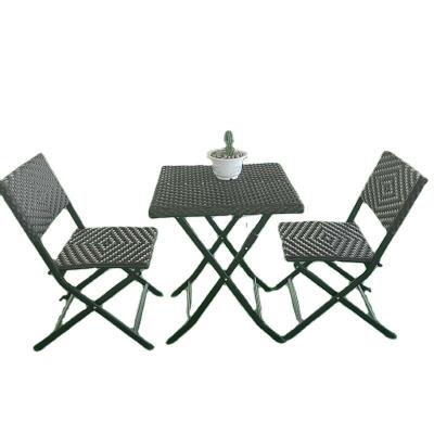 China Easy Carry Garden Chairs Garden Set Foldable Table Chairs Picnic Outdoor Waterproof Dining Table Sets for sale