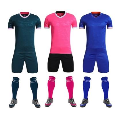 China Sets Customized Logo Men Soccer Jersey Football Shirt Kits Team Uniform Wear for sale