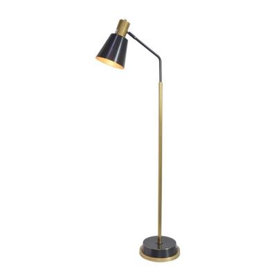 China Bedroom Modern Minimalist Corner Light Living Room Brass Floor Standing Floor Lamp for sale