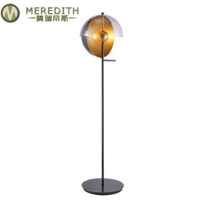 China EUROPEAN Modern Nordic Vintage Living Room Bedroom Apartment Brass Floor Lamp for sale