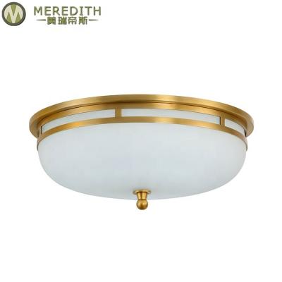 China EUROPEAN Nordic concise ceiling lamp for home modren living room flush mount fancy brass ceiling lamp for sale