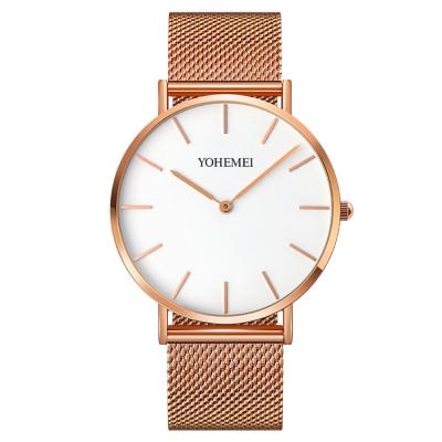 China Wholesale simple quartz watch classic waterproof stainless steel quartz watch water resistant for sale