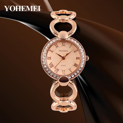 China Luxury Waterproof Stainless Steel Bracelet Watch Quartz Ladies Watch Water Resistant Temperament Female Watch Can Be Customized for sale