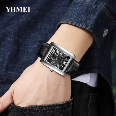 China 2022 Hot Square Water Resistant Watch Wrist Watches Waterproof Mens Luxury Business Watches Low Order Starting Factory Direct Sale for sale