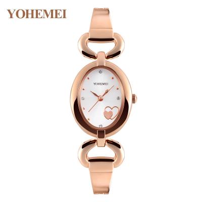 China Water Resistant Bracelet Quartz Indicator Ladies Watch Rose Gold Ladies Watch Fashion With Diamonds Can Be Customized for sale