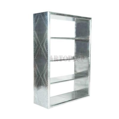 China Great Antique Style Solid Wood Aluminum Industrial Bookcase for sale