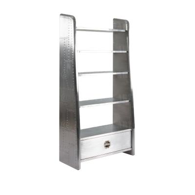 China Industrial Aluminum Sheet Vintage Book Case Wall Storage Shelf for sale