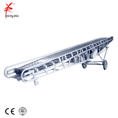 China Food industry automatic belt conveyor system warehouse belt conveyors protable conveyor for transporting 50kg bags for sale