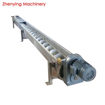 China Fire Resistant Lightweight Industrial Sawdust Welded Auger Conveyor for sale