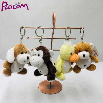 China Factory Direct Selling Plush Bear Eco-Friendly Plush Bear Key Chain Soft Plush Pendant Toys Key Chain for sale