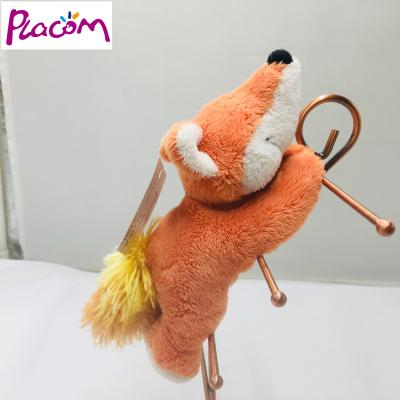 China Factory Wholesale Custom Plush Fox Fridge Magnet Eco-Friendly Soft Toys for sale