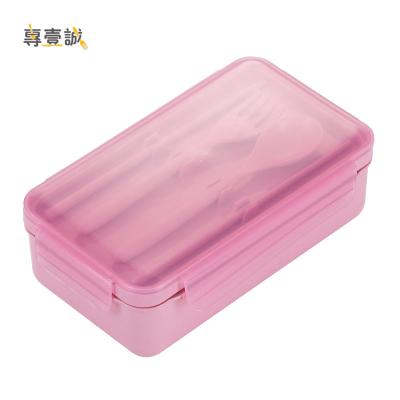 China Viable and Adult Wholesale Portable School Plastic Wheat Straw Lunch Box For Kids for sale