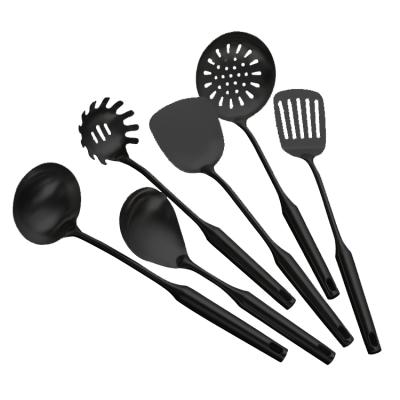 China Sustainable Kitchen Accessories Tool Stainless Steel Hollow Handle Cooking Tool Utensils Set for sale