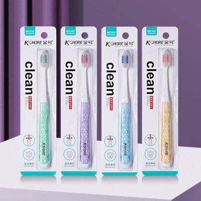 China Soft Fine Wire Toothbrush With Spiral Soft Bristle Wire Adults Brush Tooth Dental Oral Care Non-slip Comfortable Handle for sale