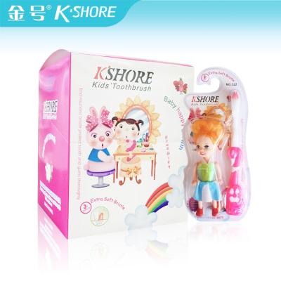 China Best Selling Lines KSHORE 522 Best Selling Kids Toothbrush With Free Baby - Doll for sale